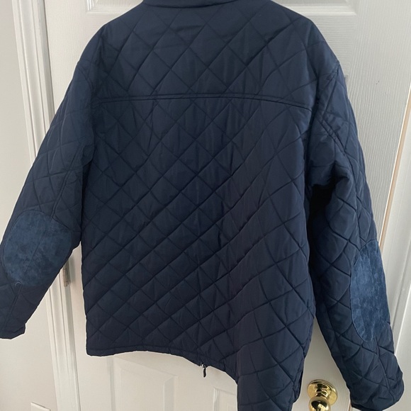 Men’s 2 XL CB quilted cobalt blue winter coat - Picture 5 of 6